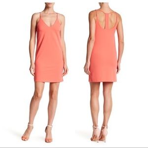 The Vanity Room Coral Cocktail Dress